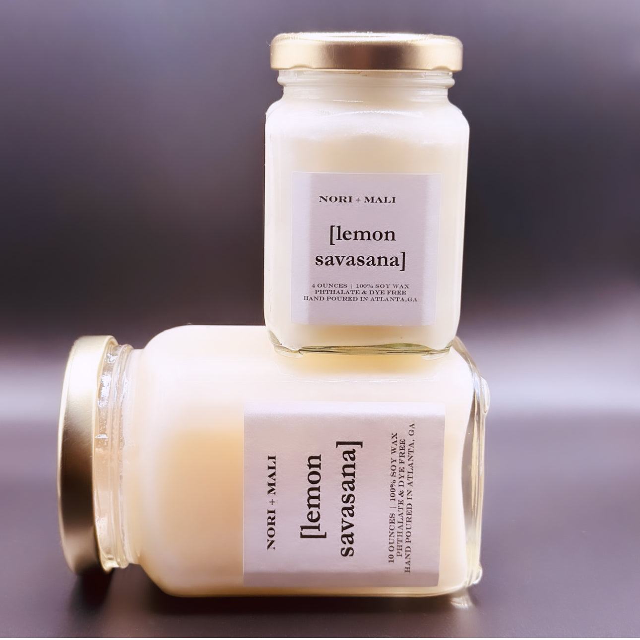 N+M Lemon Savasana Soy Candle