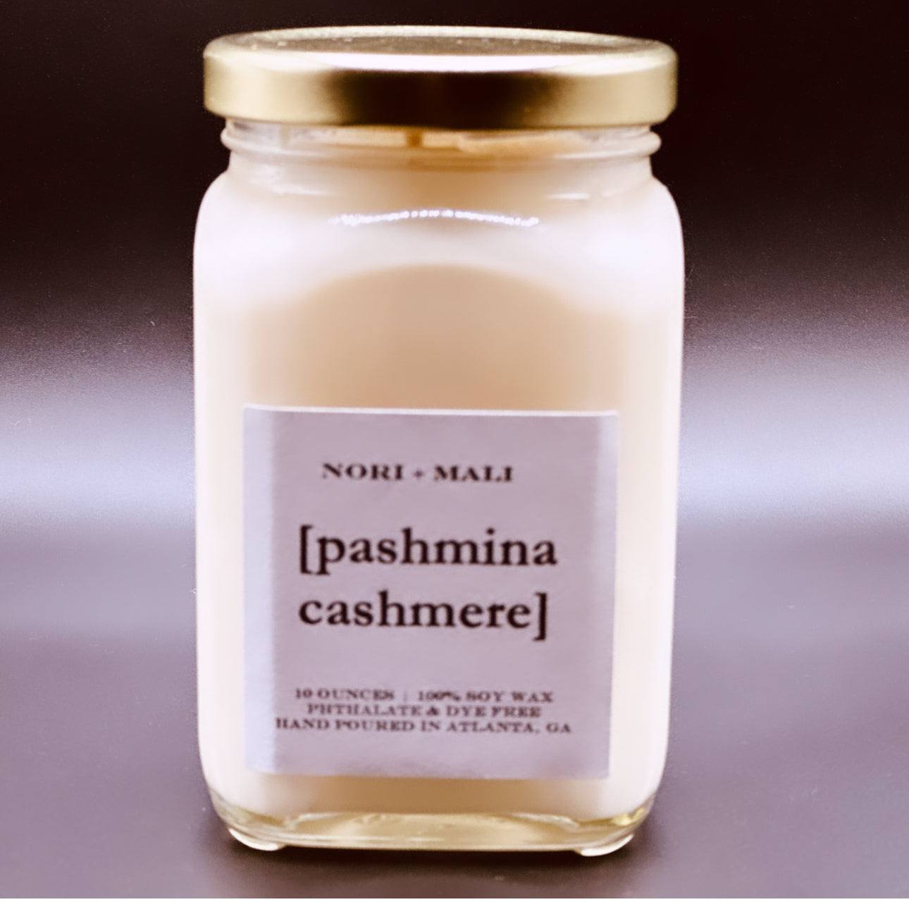 N+M Pashmina Cashmere Soy Candle