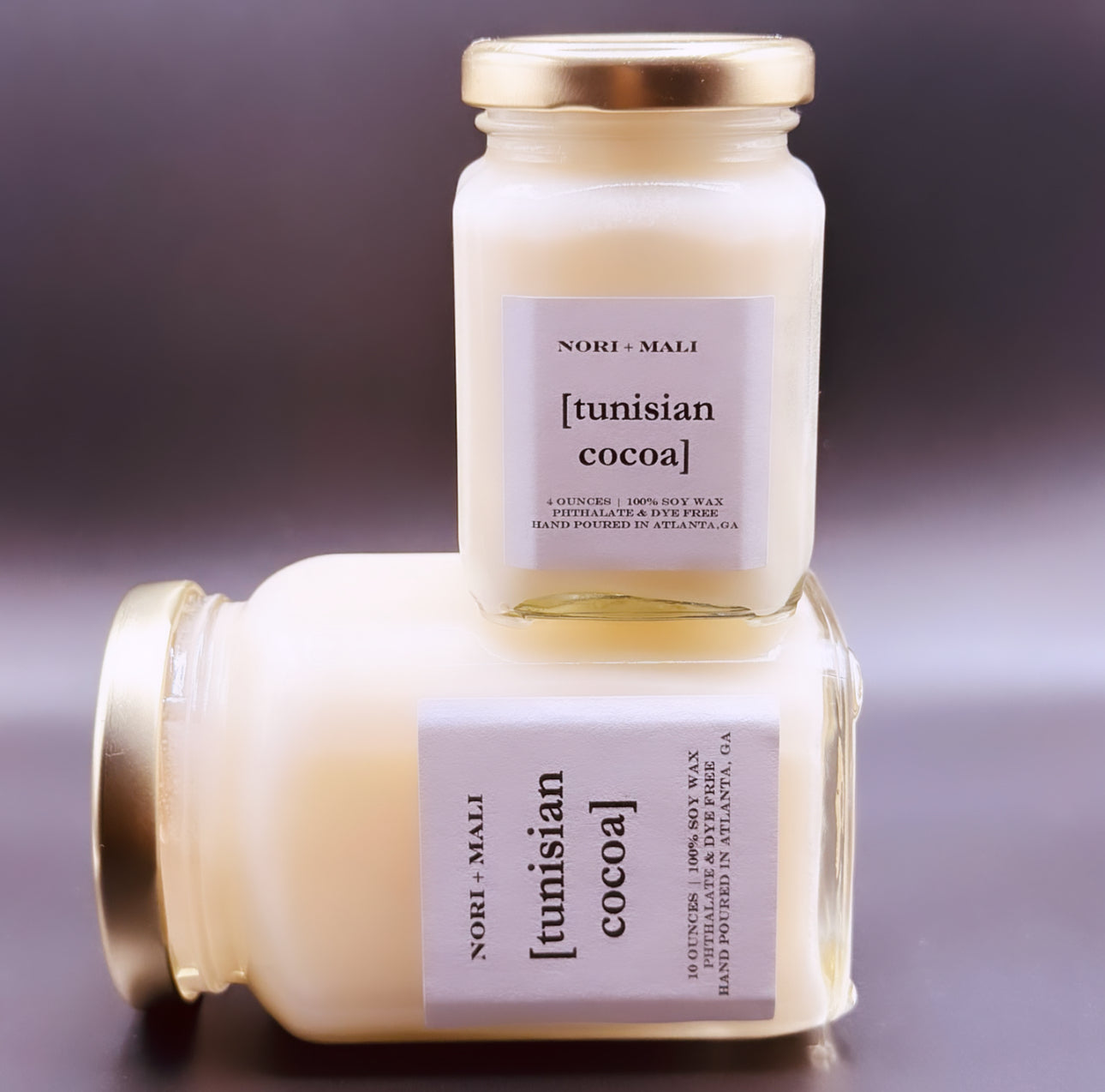 N+M Tunisian Cocoa Soy Candle