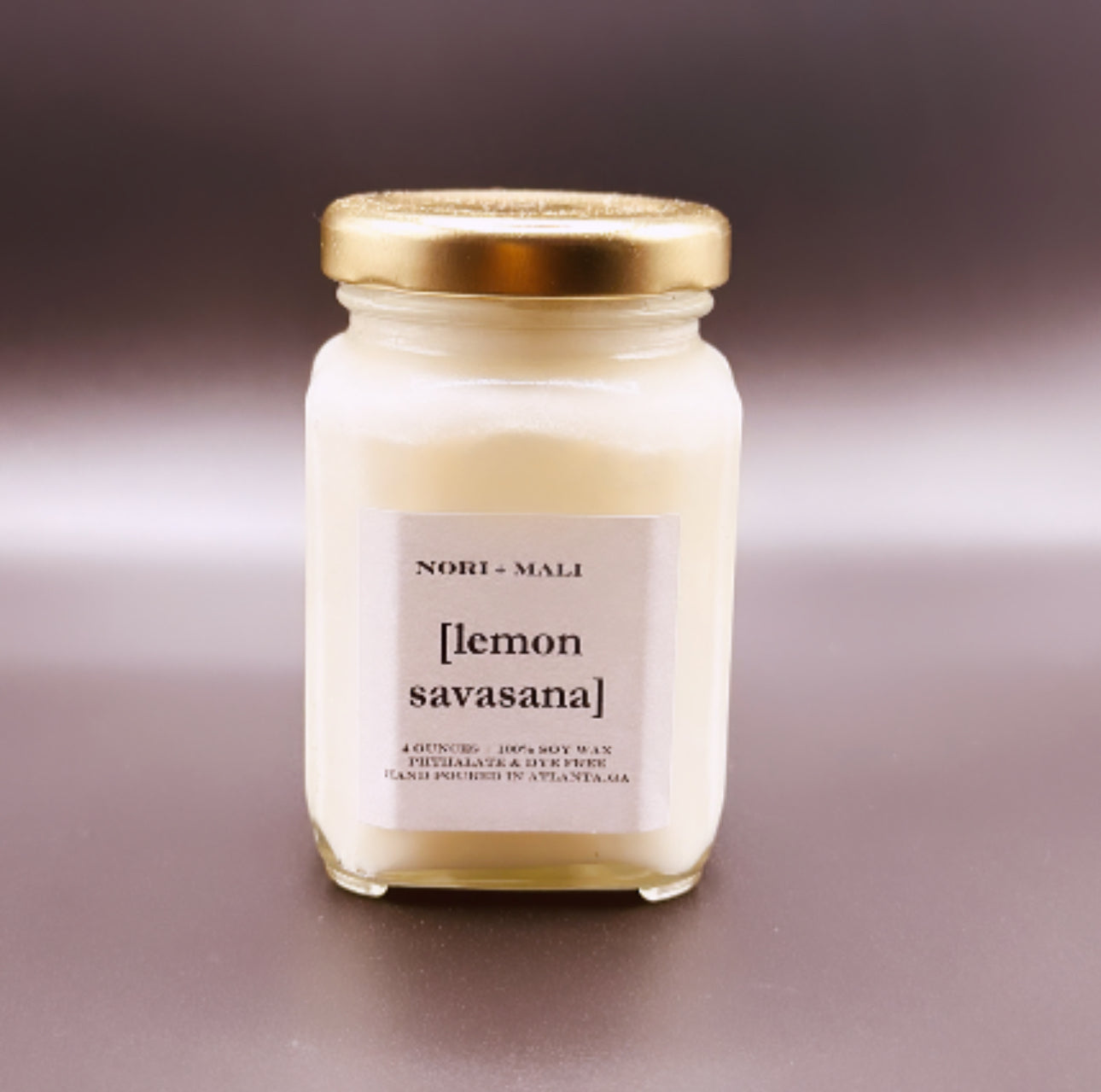 N+M Lemon Savasana Soy Candle