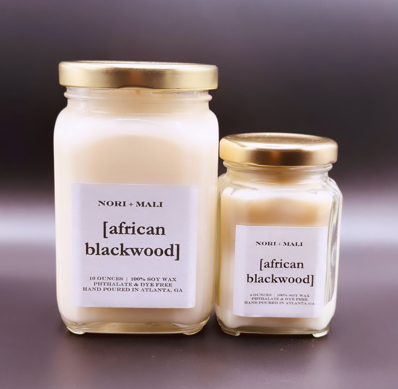 N+M African Blackwood Soy Candle