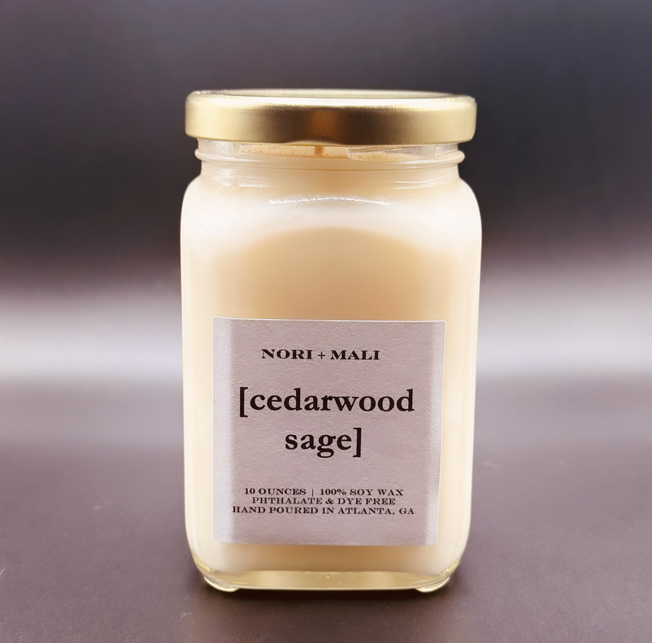 N+M Cedarwood Sage Soy Candle