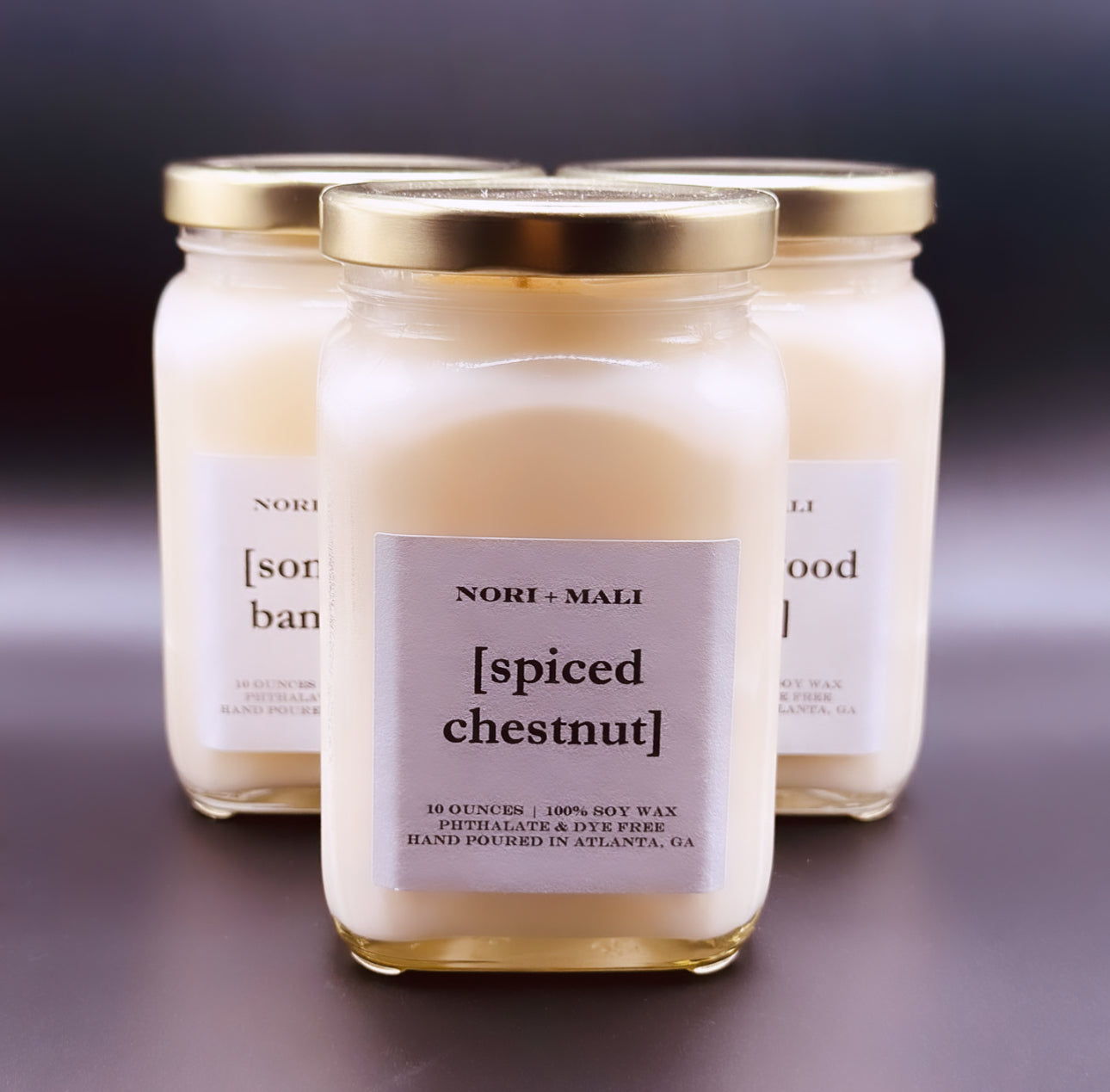 N+M Spiced Chestnut Soy Candle