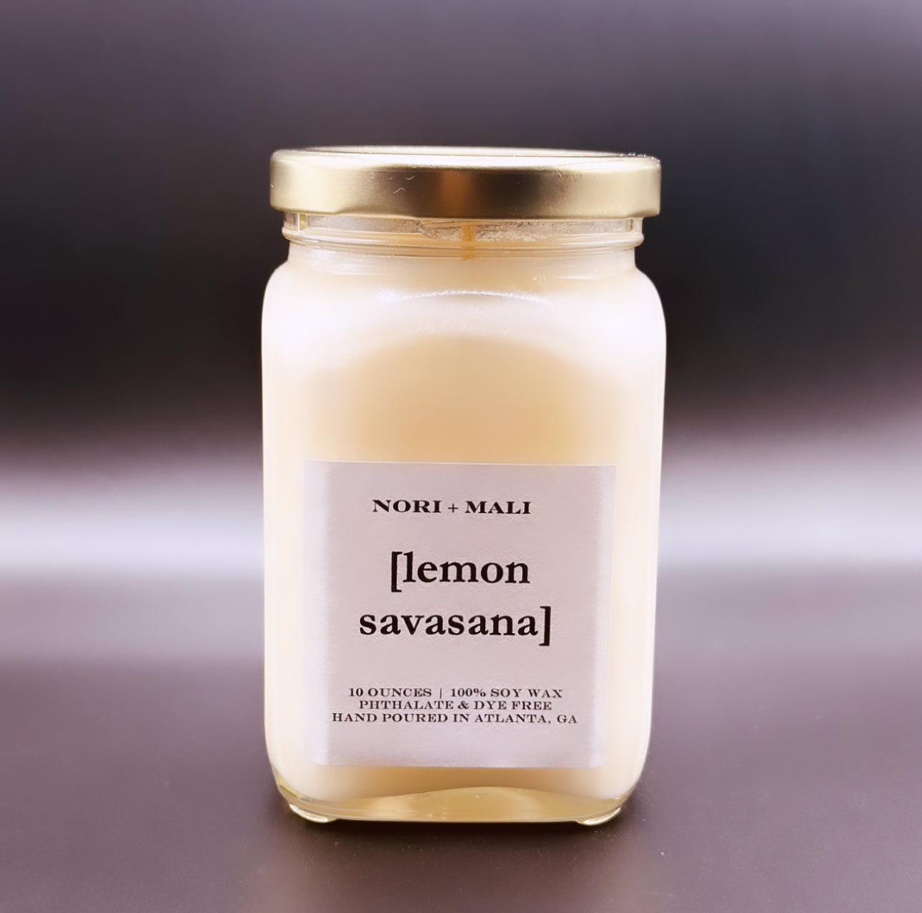 N+M Lemon Savasana Soy Candle