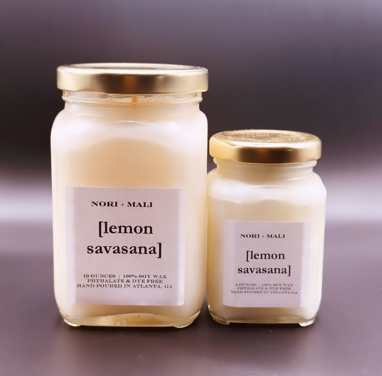 N+M Lemon Savasana Soy Candle