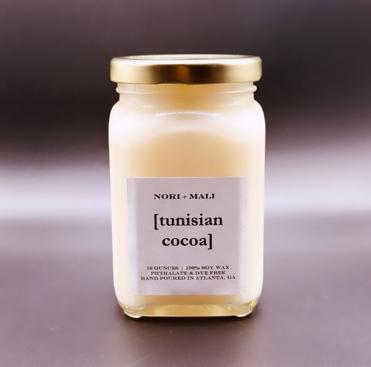 N+M Tunisian Cocoa Soy Candle
