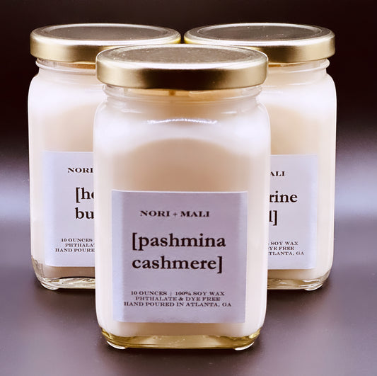 N+M Pashmina Cashmere Soy Candle