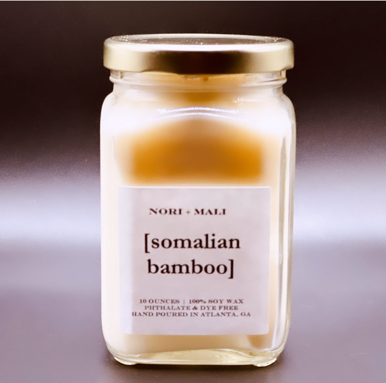 N+M Somalian Bamboo Soy Candle