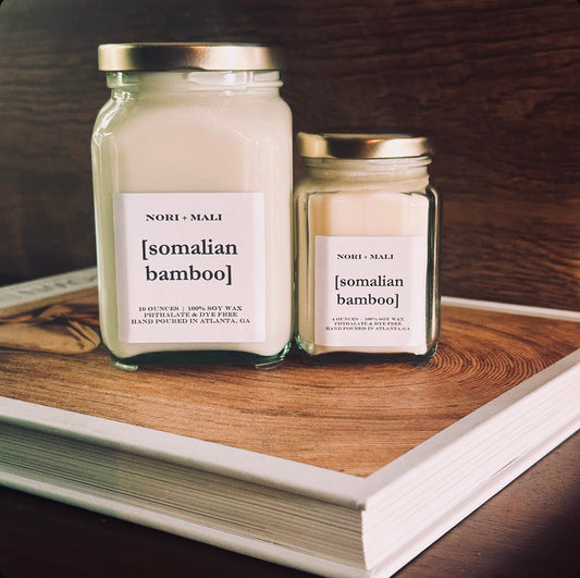 N+M Somalian Bamboo Soy Candle