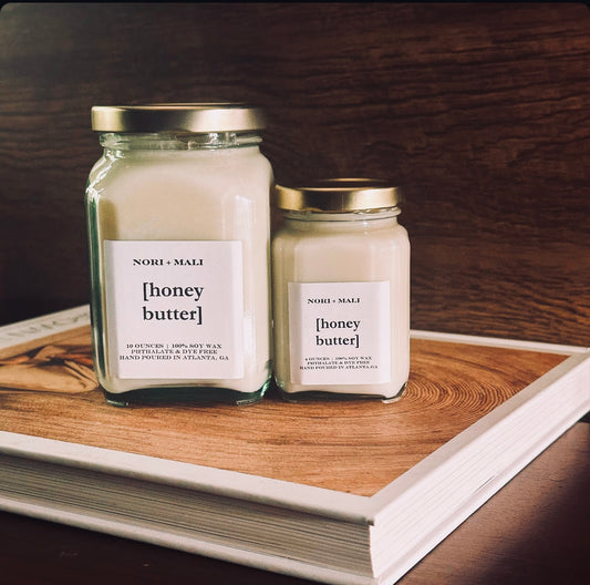 N+M Honey Butter Soy Candle